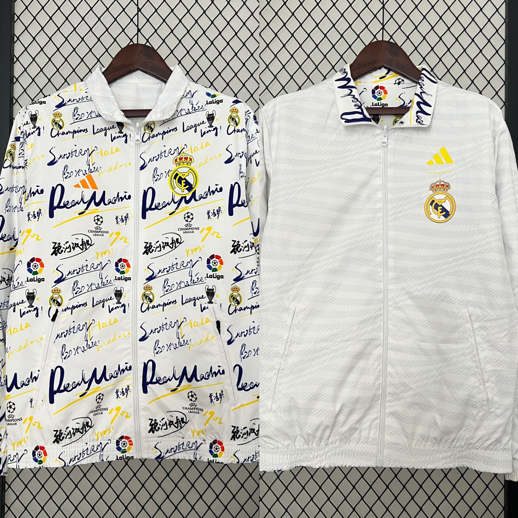 24-25 Real Madrid Trench Coat Reversible