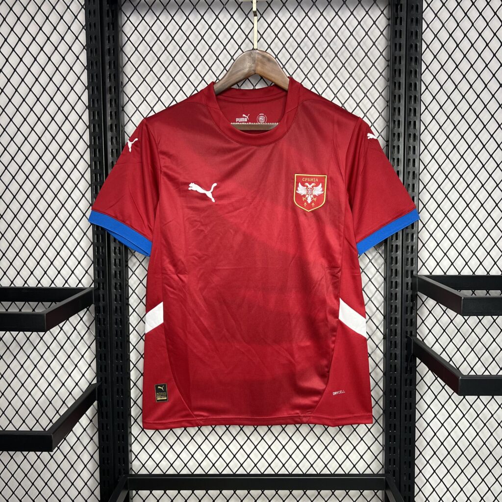 Serbia 2024-25 Euro Home Jersey