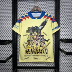 Club America 2024-25 15 Champions Yellow Commemorative Edition Jersey