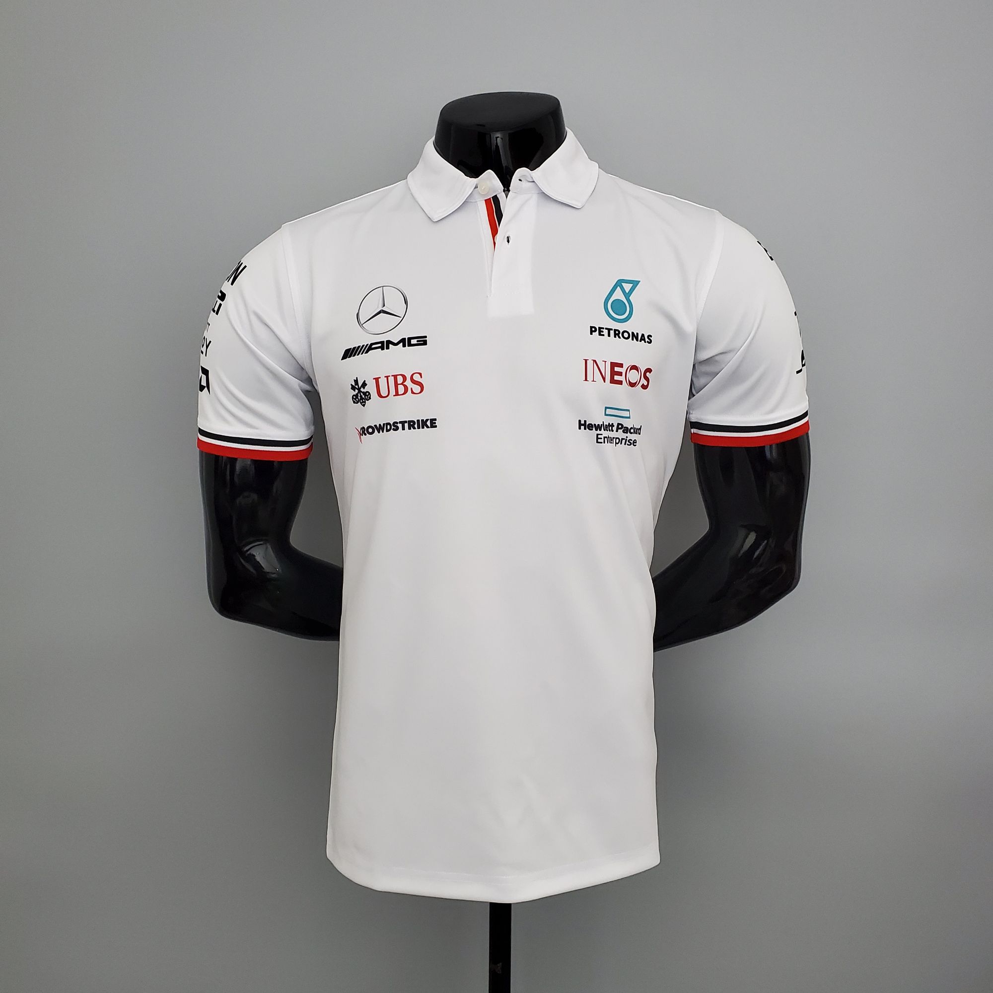 F1 Formula One racing suit; Mercedes POLO White