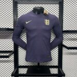England 2024-25 Euro Away Long Sleeves Jersey – Player Version