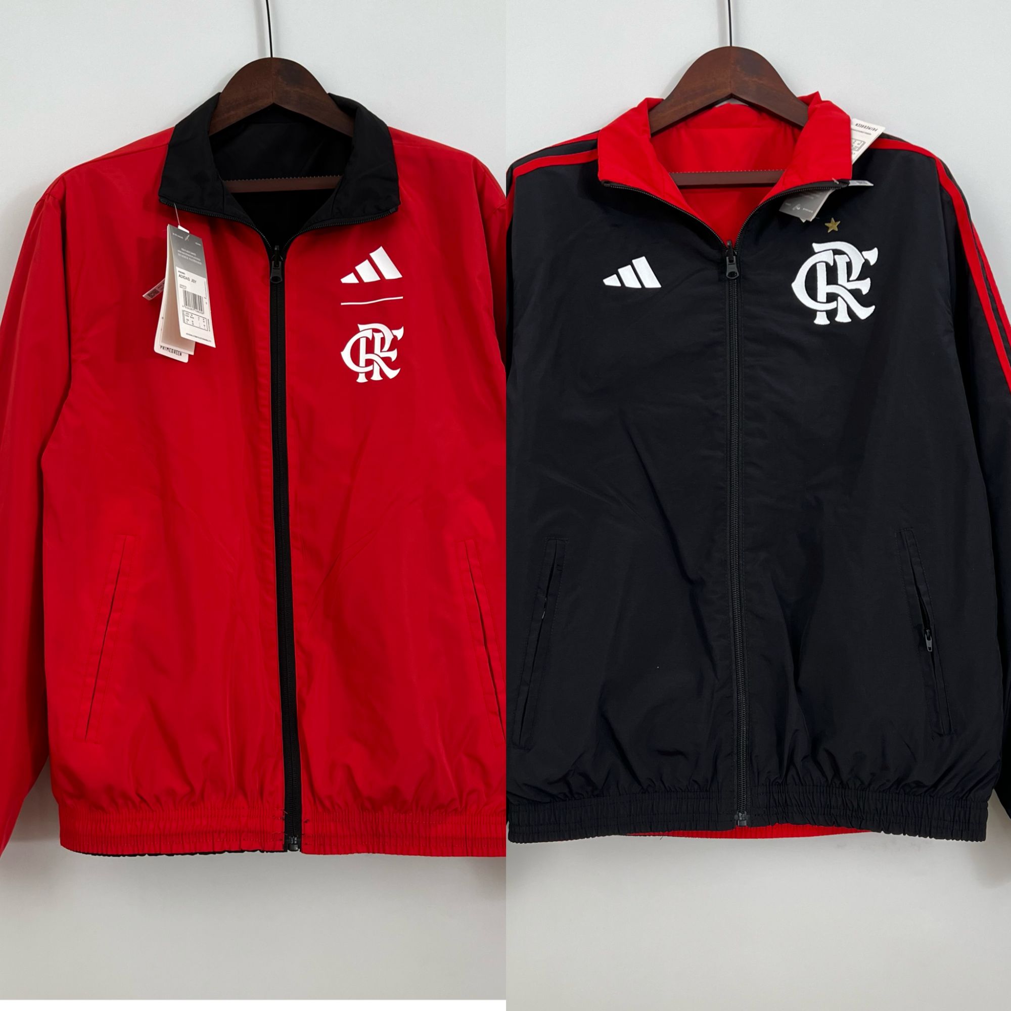 23-24 flamengo double sided windbreaker 23-24 flamengo double sided windbreaker