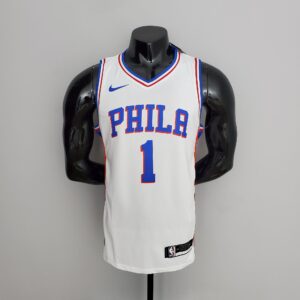 76ers Harden #1 V-Neck White