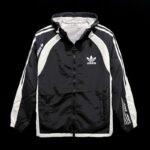 P30 Windbreaker Adidas black+white strip