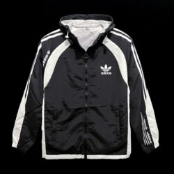 P30 Windbreaker Adidas black+white strip