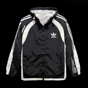 P30 Windbreaker Adidas black+white strip