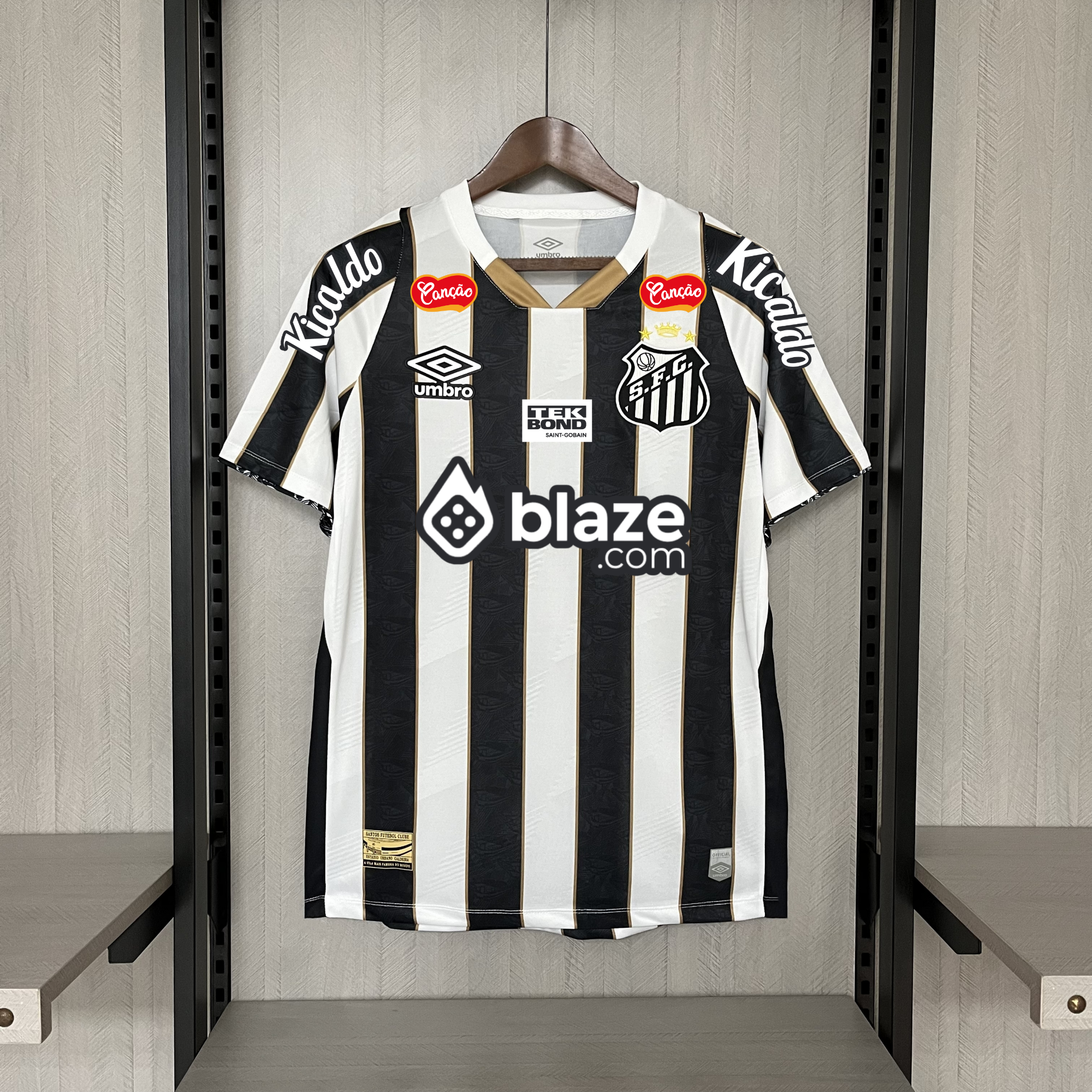 24-25 Santos away all sponsors