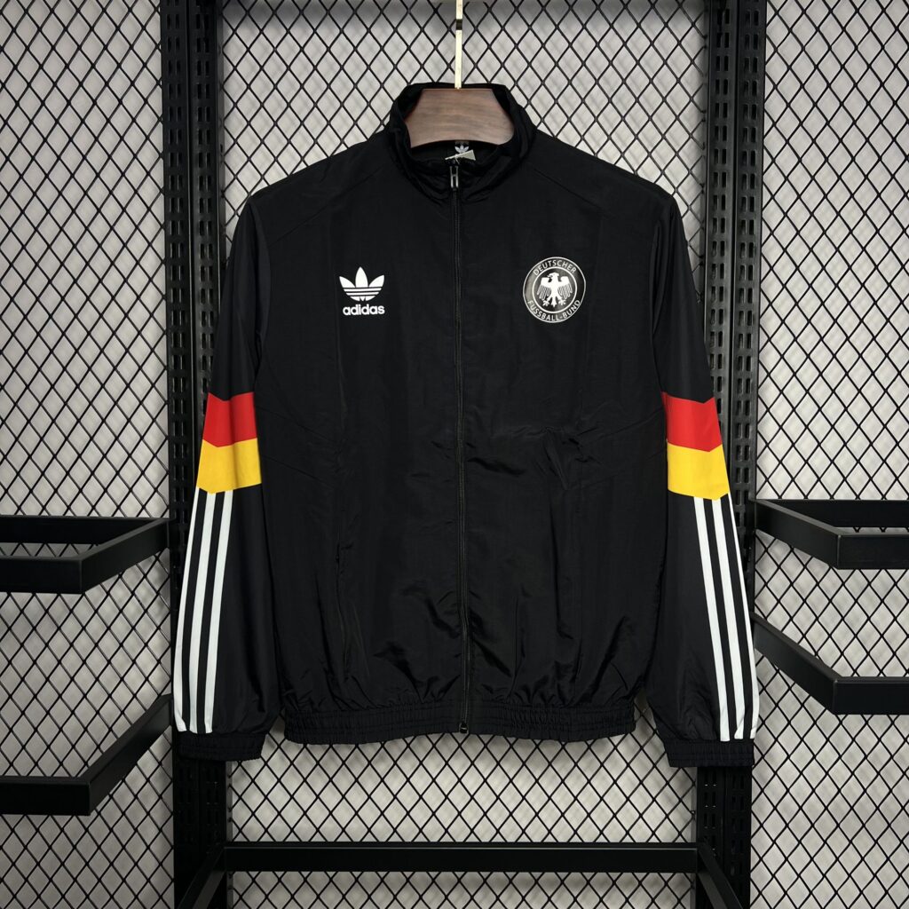 Germany 2024-25 Euro Black windbreaker