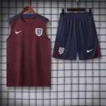 vest 24-25 England red training vest set