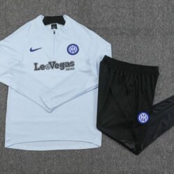 23-24 inter light blue with sponsor Sweater tracksuit set