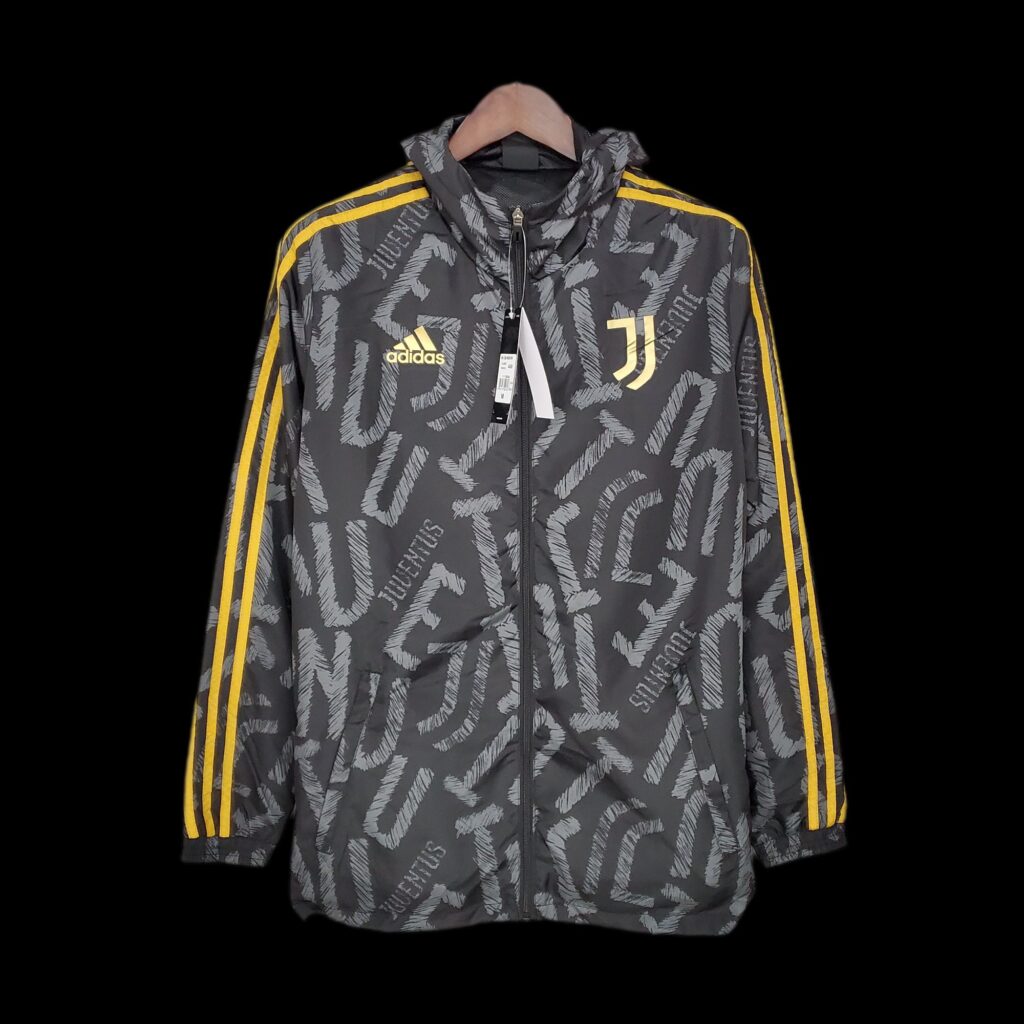 21-22 Windbreaker Juventus Black Phnom Penh