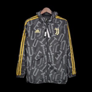 21-22 Windbreaker Juventus Black Phnom Penh