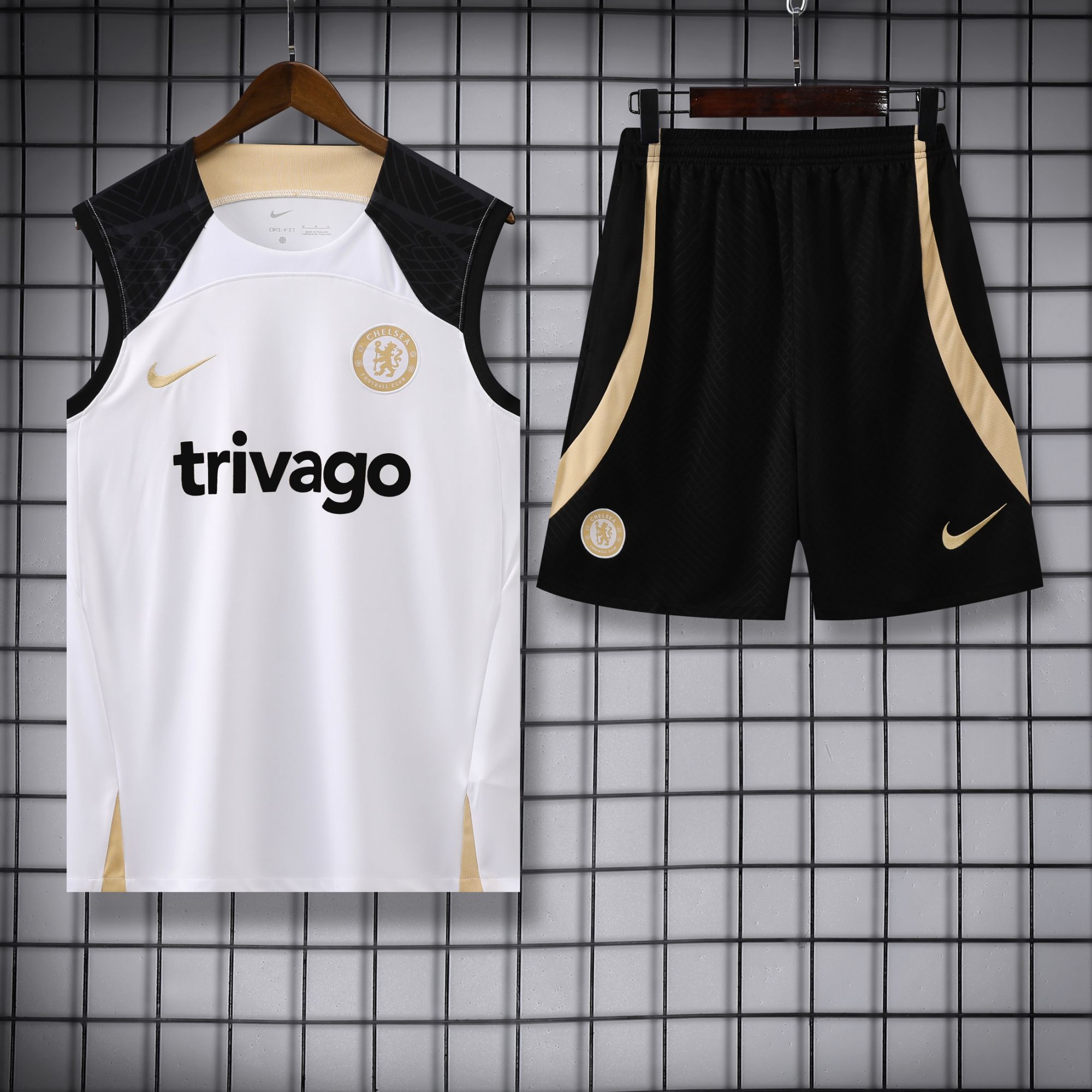 vest 23-24 Chelsea white training vest set vest 23-24 Chelsea white training vest set