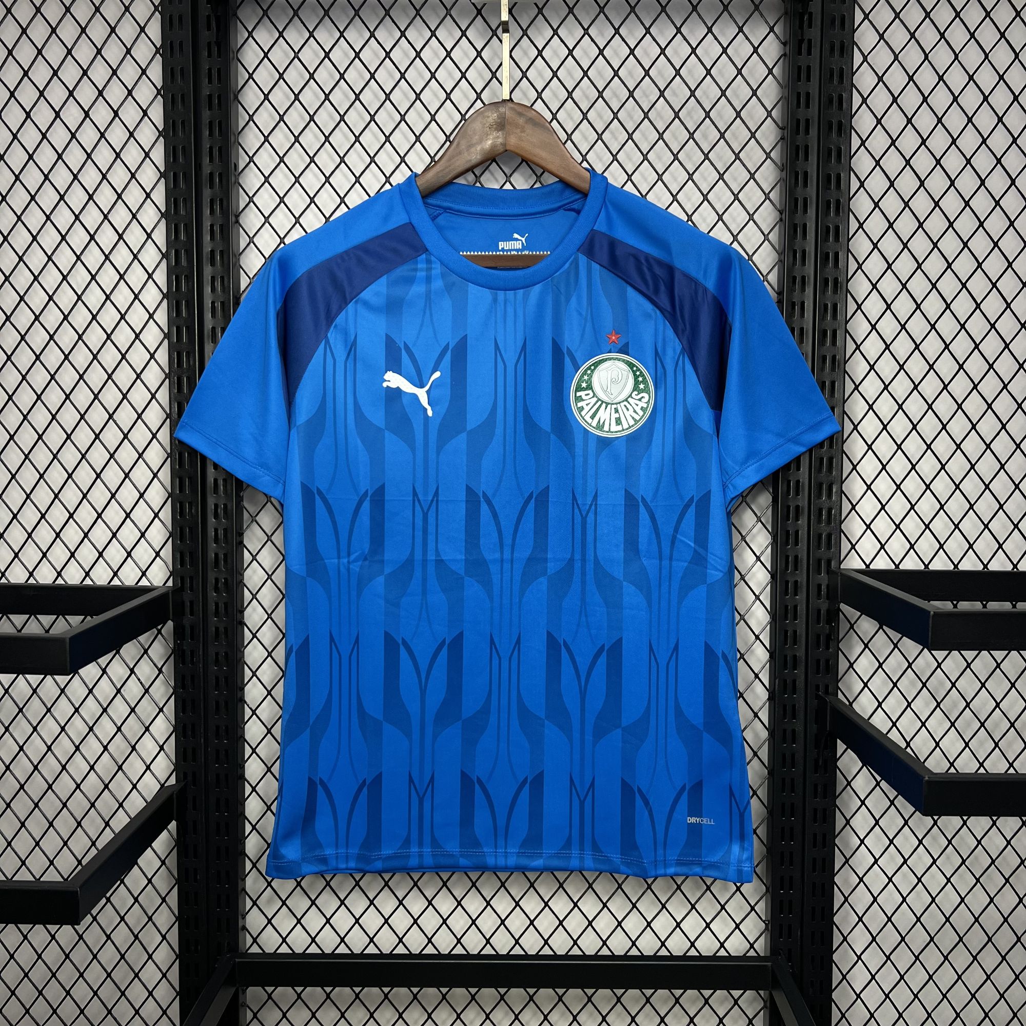 Palmeiras 2024-25 Blue Pre-Match Training Jersey Palmeiras 2024-25 Blue Pre-Match Training Jersey