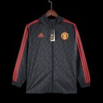 2022 M-U Windbreaker Black Red Edge