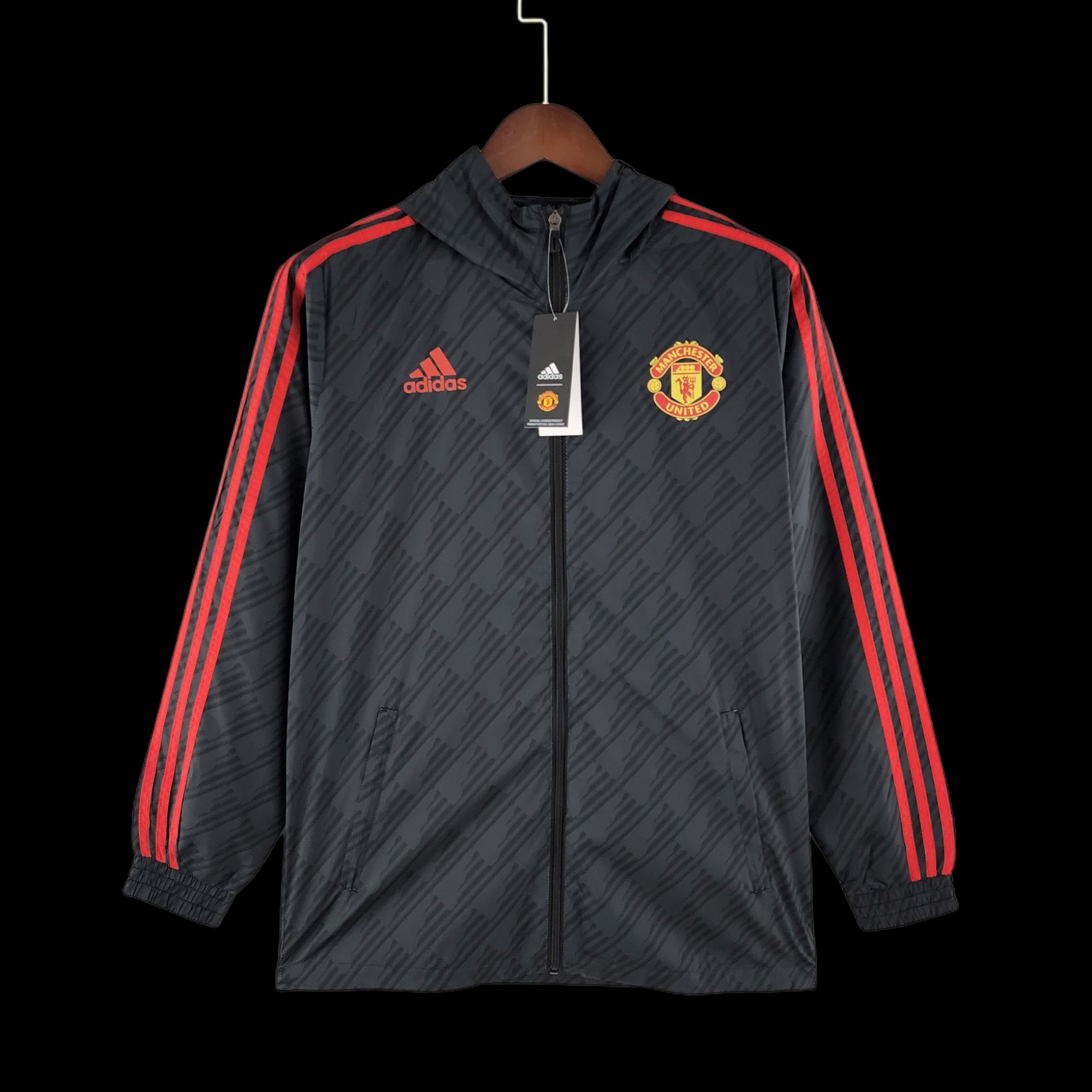 2022 M-U Windbreaker Black Red Edge 2022 M-U Windbreaker Black Red Edge