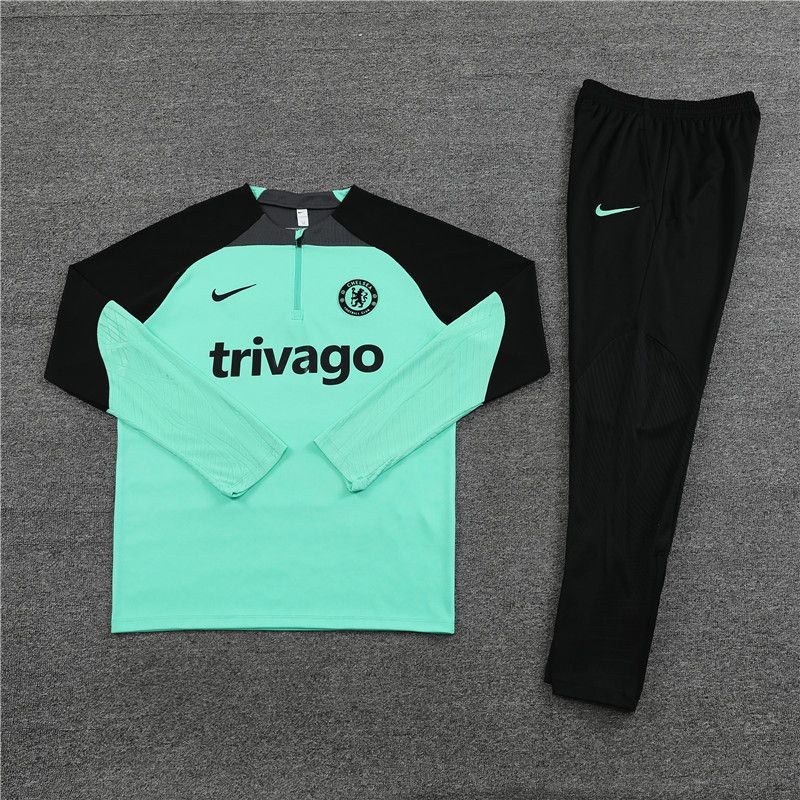 23-24 Chelsea light green Sweater tracksuit set 23-24 Chelsea light green Sweater tracksuit set