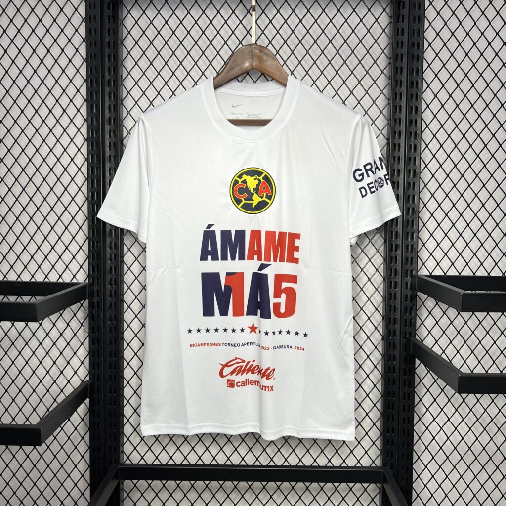 Club America 2024-25 15 Champions White Commemorative Edition White