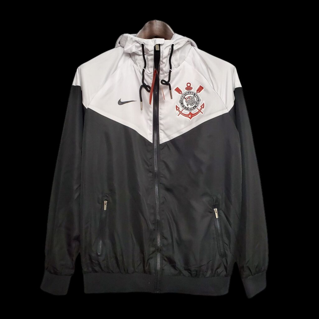 Windbreaker Corinthians Black & White