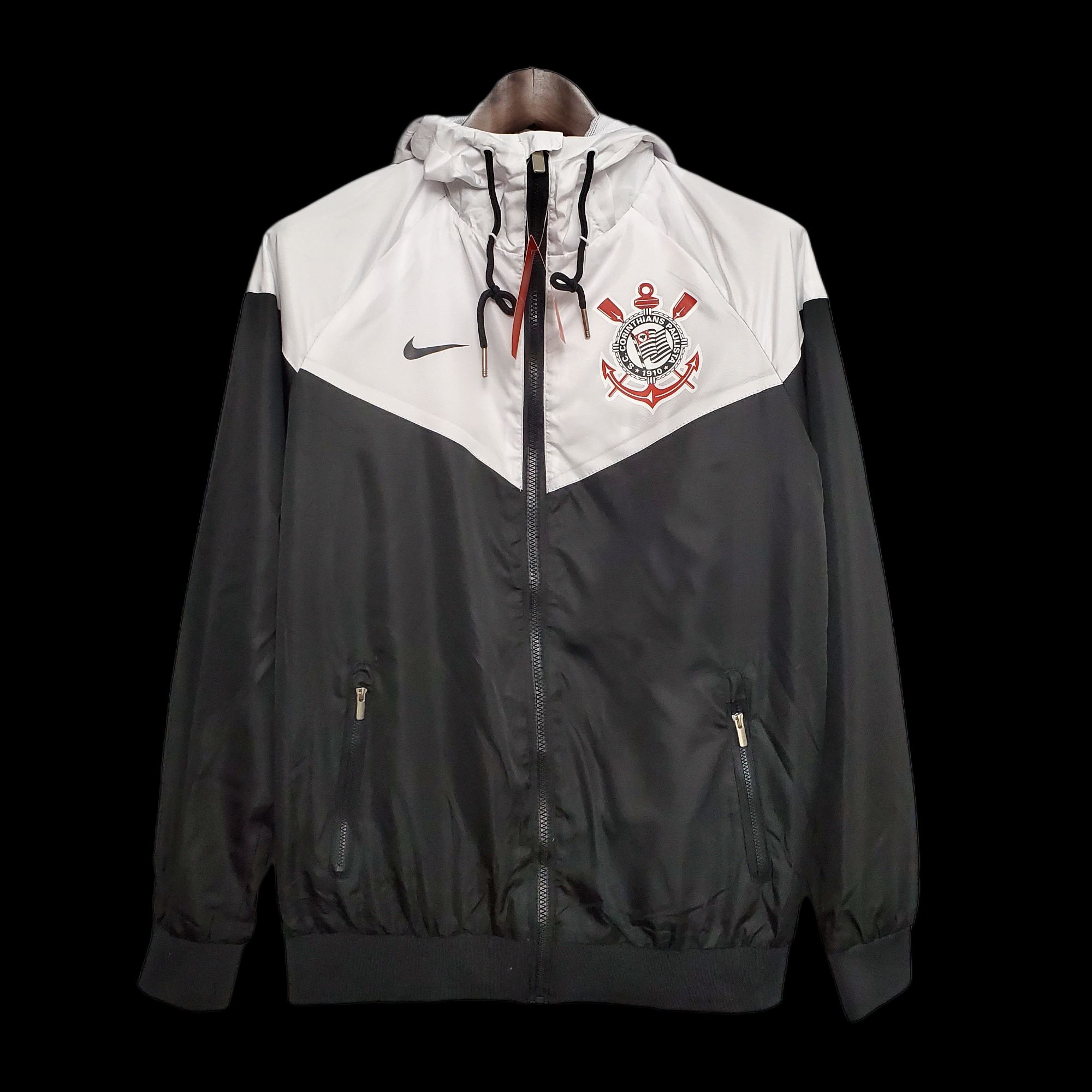Windbreaker Corinthians Black & White