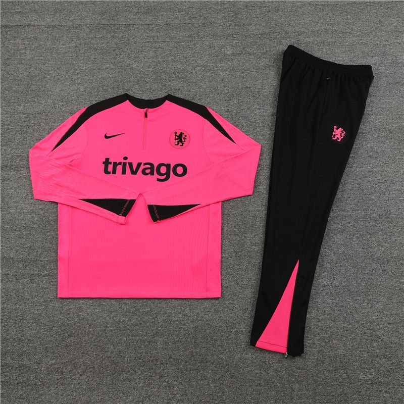 player version 24-25 Chelsea pink Sweater tracksuit set