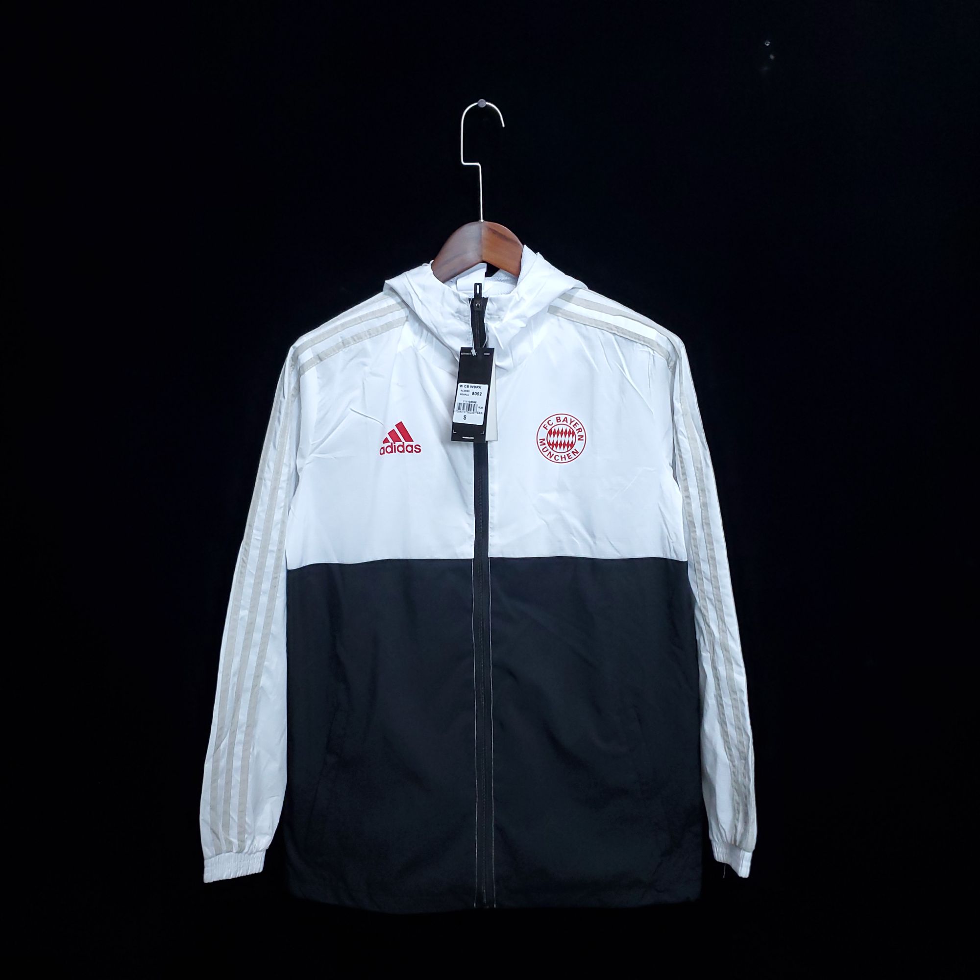 Windbreaker Bayern White+Black
