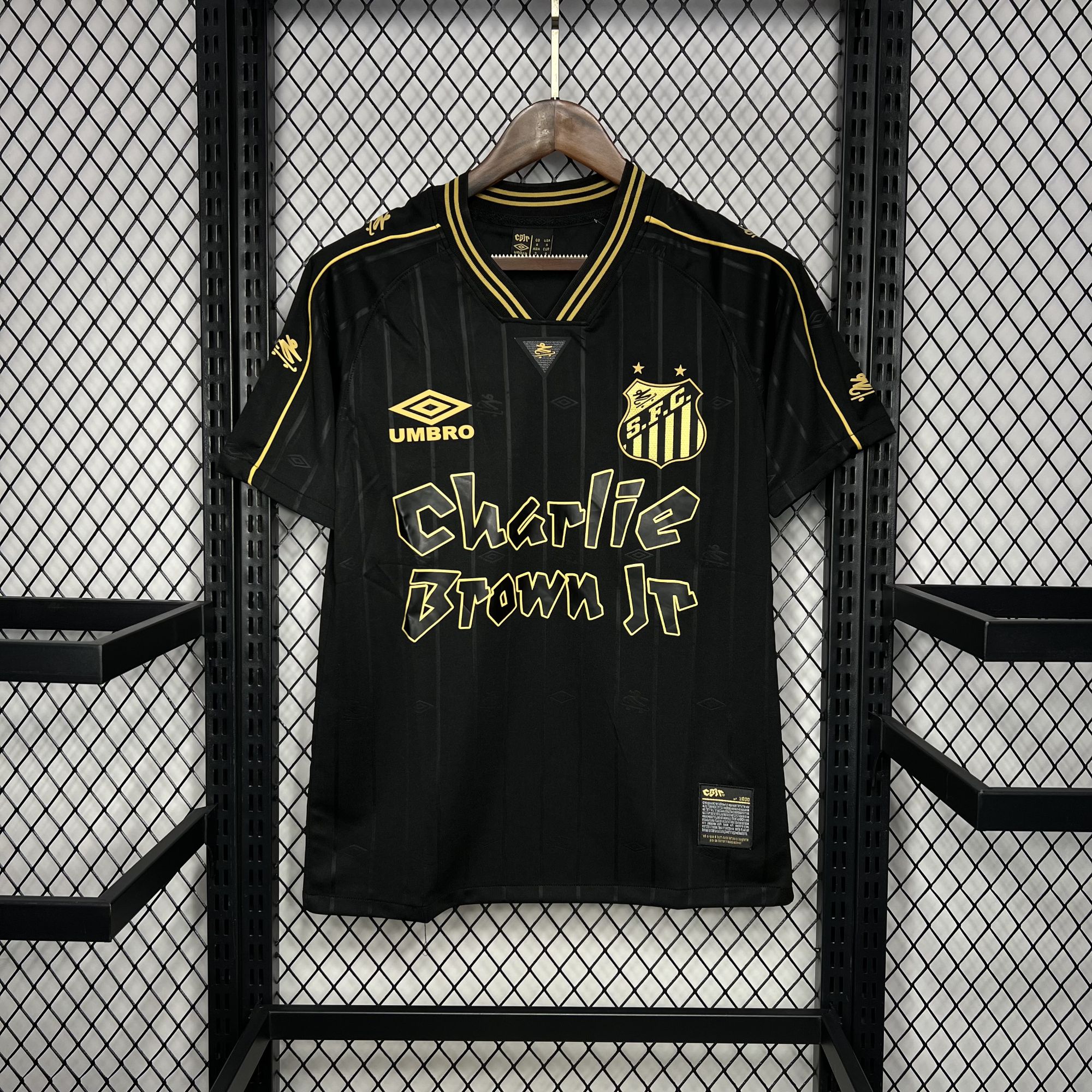 Santos 2024-25 Charlie Brown Jr Jersey Santos 2024-25 Charlie Brown Jr Jersey