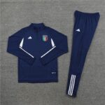23-24 Italy blue sweater tracksuit set
