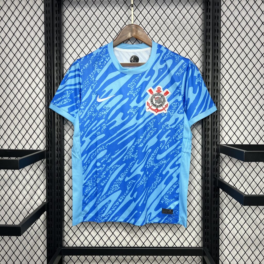 Corinthians 2024-25 Goalkeeper Blue Jersey