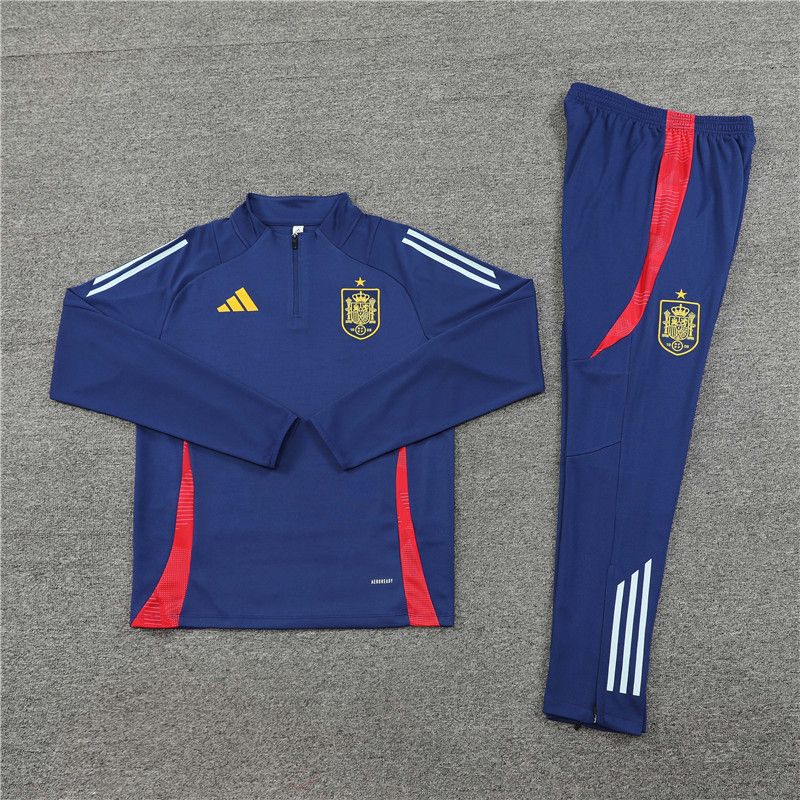 24-25 Spain blue Sweater tracksuit set 24-25 Spain blue Sweater tracksuit set