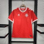 Denmark 2024-25 Euro Home Jersey