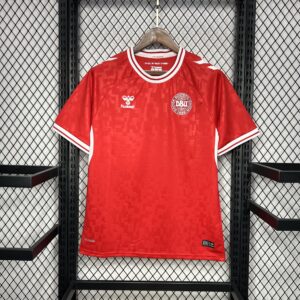 Denmark 2024-25 Euro Home Jersey
