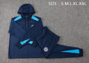 hooded 24-25 Chelsea blue sweater tracksuit set