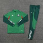 23-24 Mexico green sweater tracksuit set