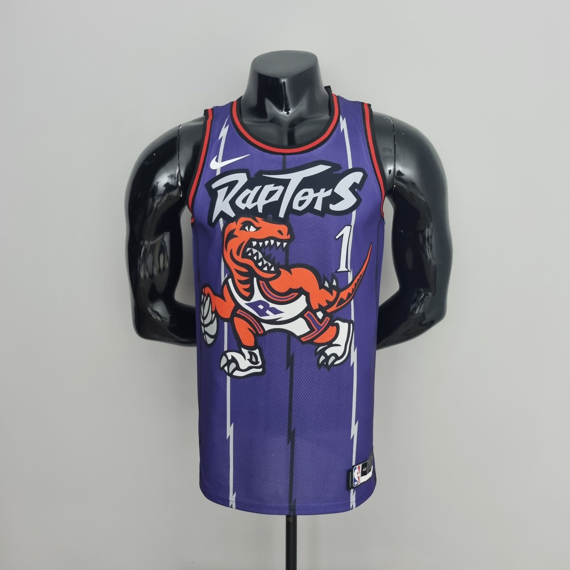 Toronto Raptors McGRADY#1 Purple NBA Jersey Toronto Raptors McGRADY#1 Purple NBA Jersey