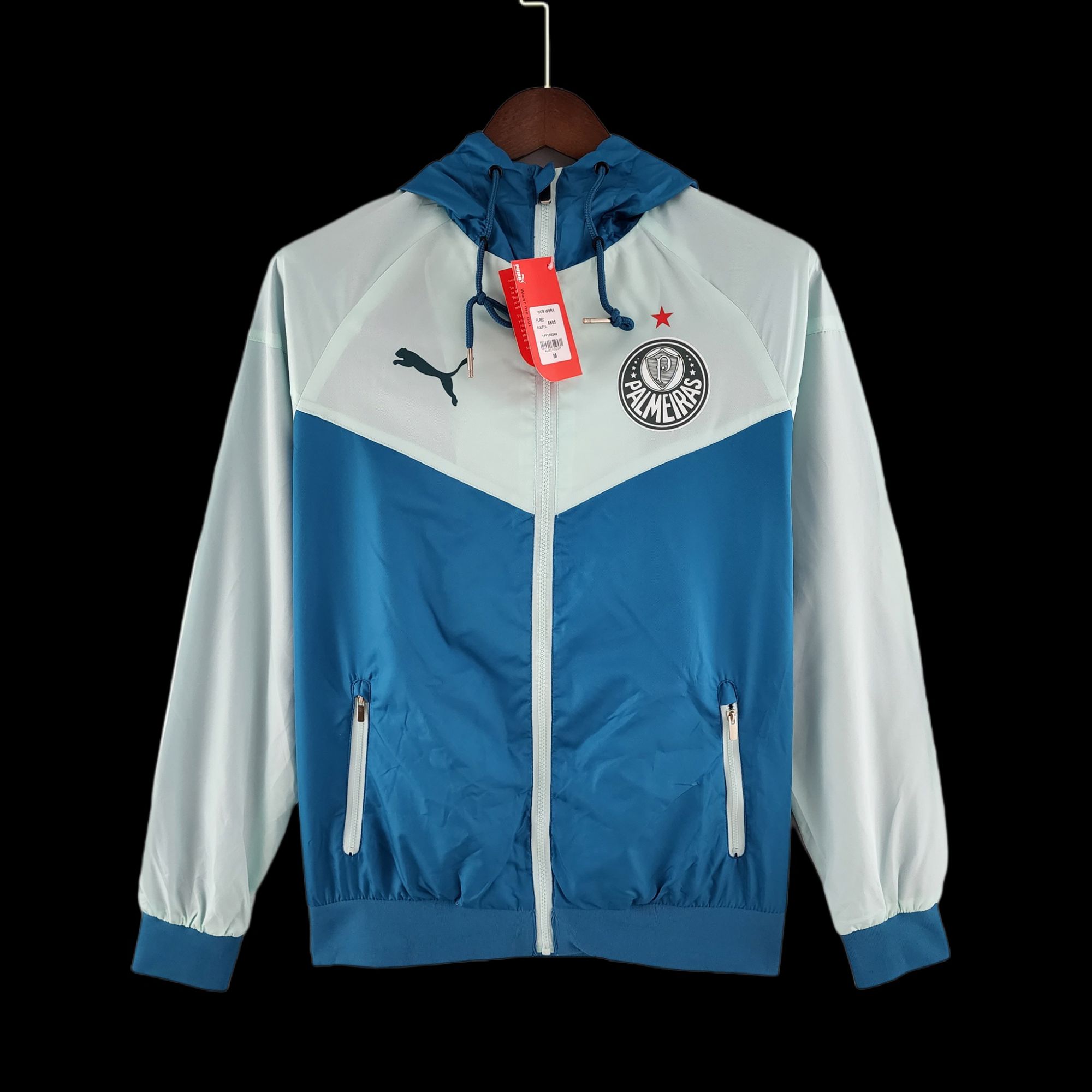 2022 Palmeiras Windbreaker Blue