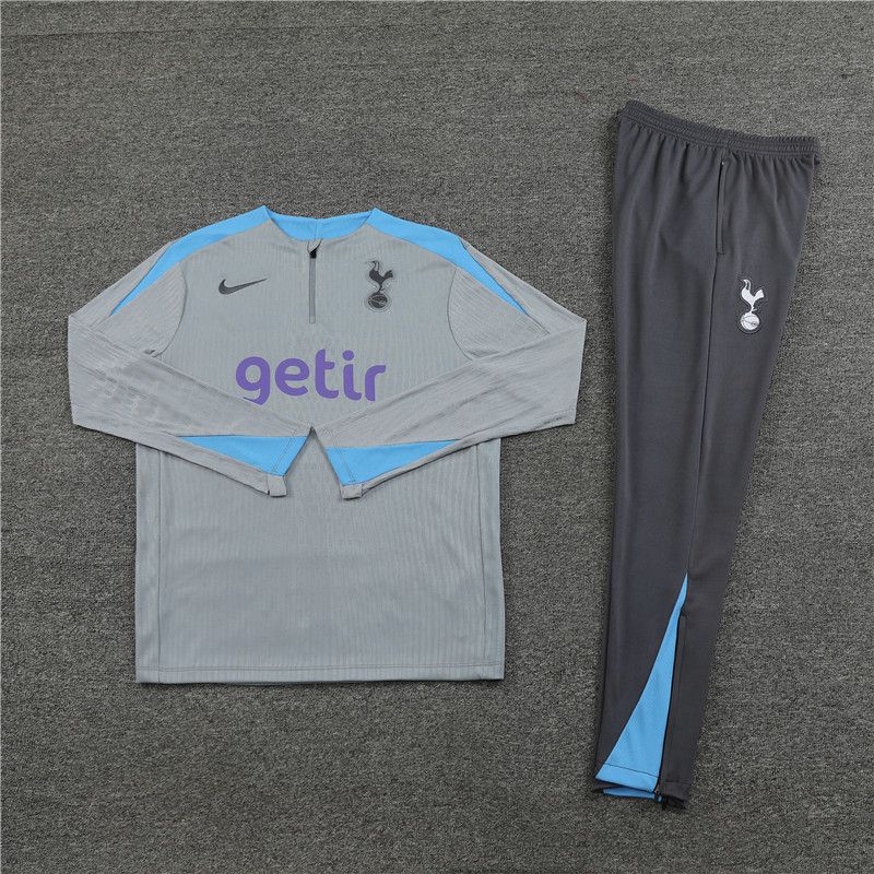 player version 24-25 Tottenham light grey Sweater tracksuit set player version 24-25 Tottenham light grey Sweater tracksuit set