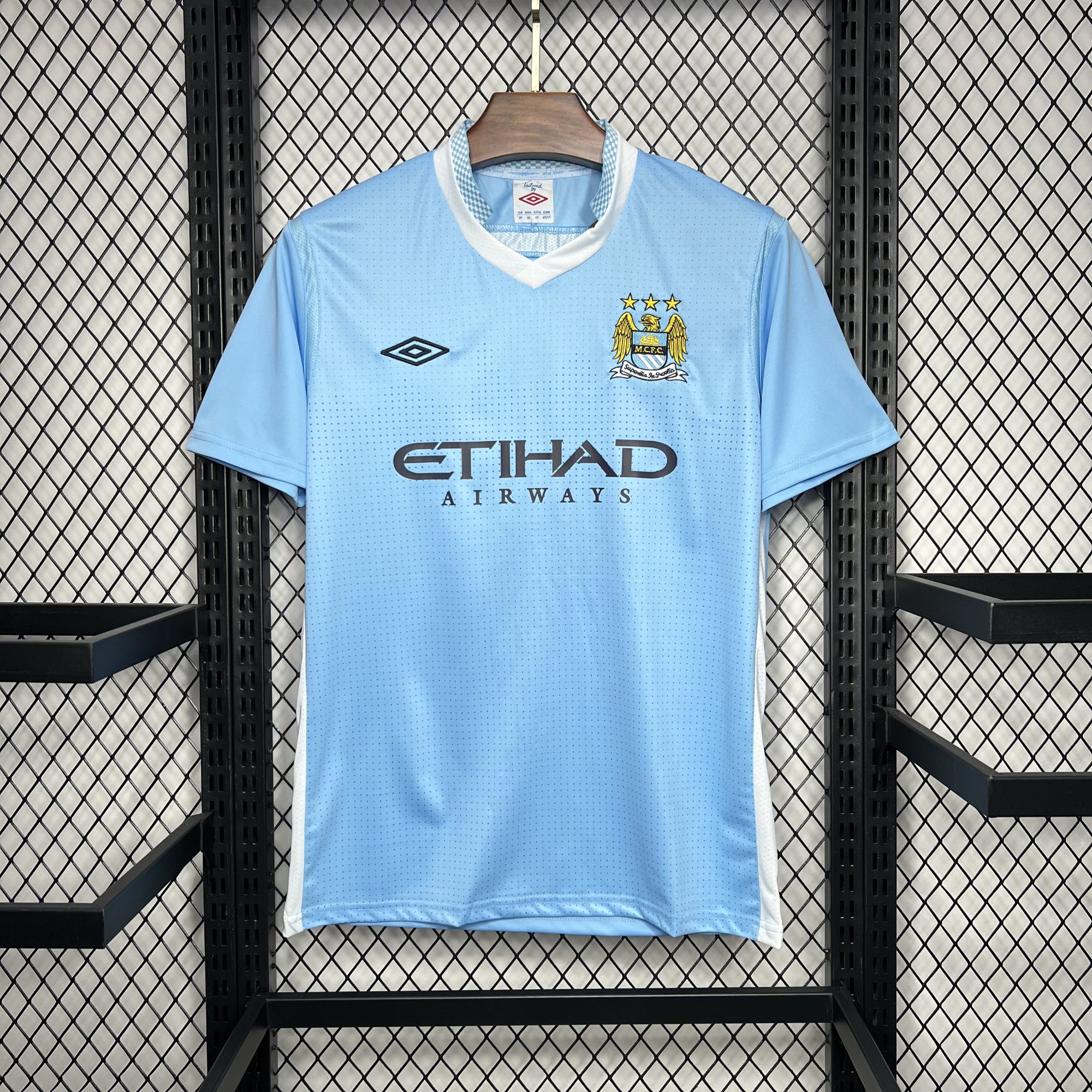 Manchester City 2011-12 Home Retro Jersey