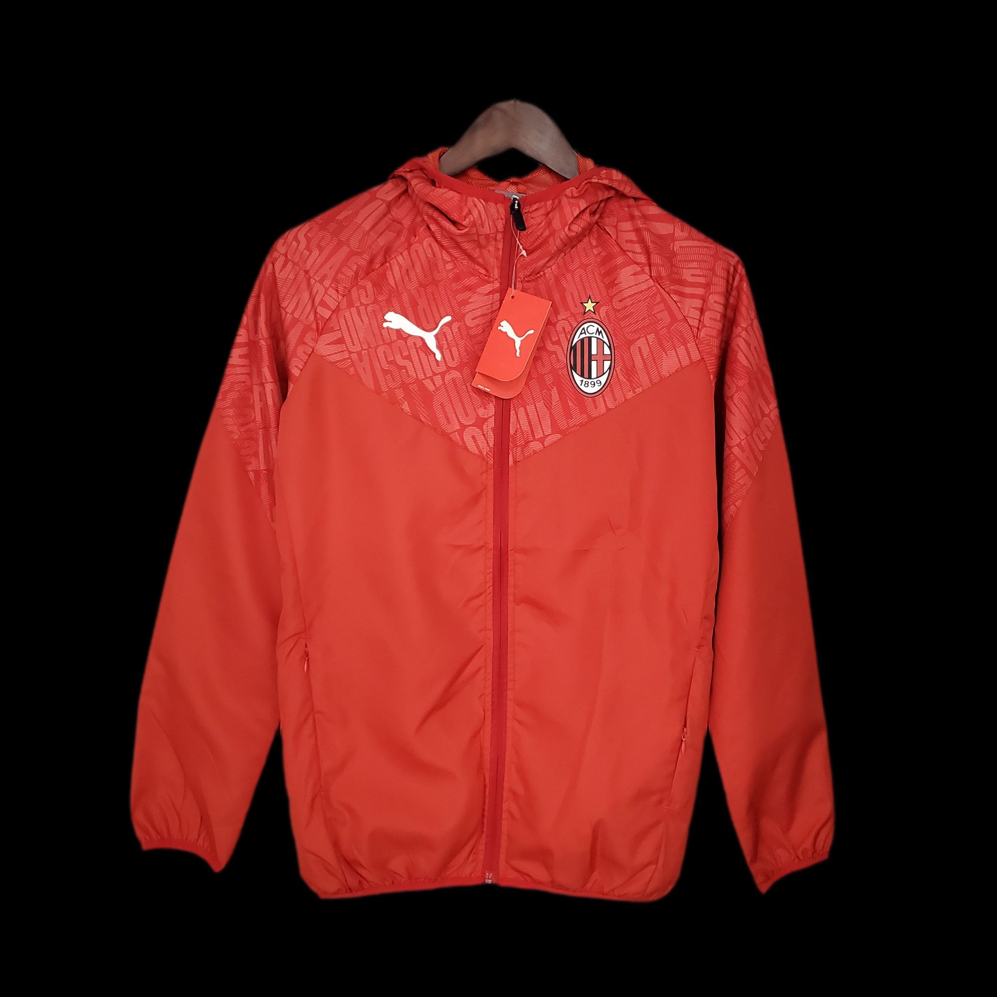 21-22 Windbreaker AC Milan Red 21-22 Windbreaker AC Milan Red