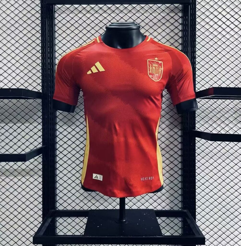 Spain 2024-25 Euro Home Jersey Player Version