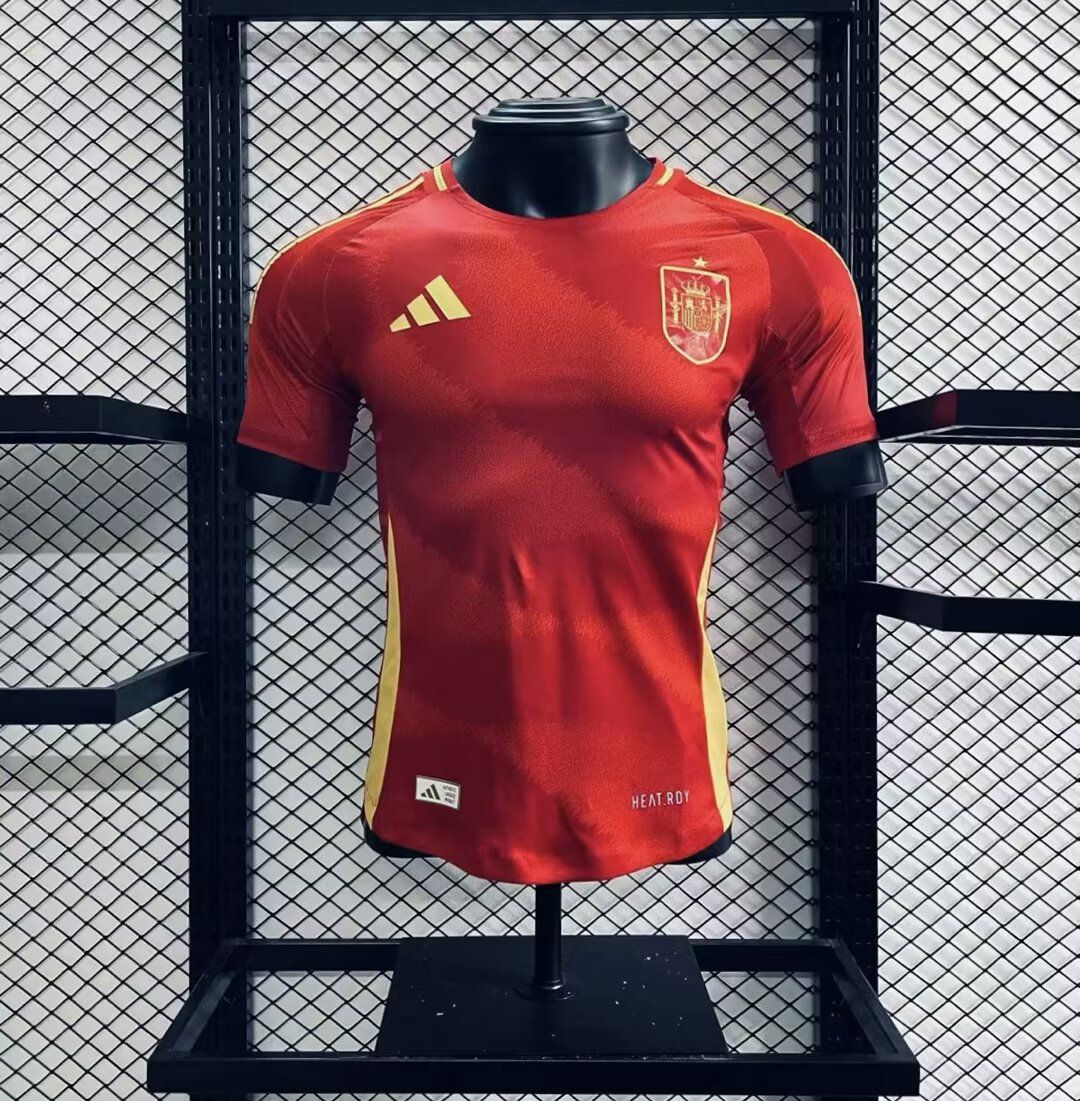 Spain 2024-25 Euro Home Jersey Player Version