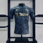 Manchester United 2024-25 Stone Roses Pre-Match Jersey Player Version