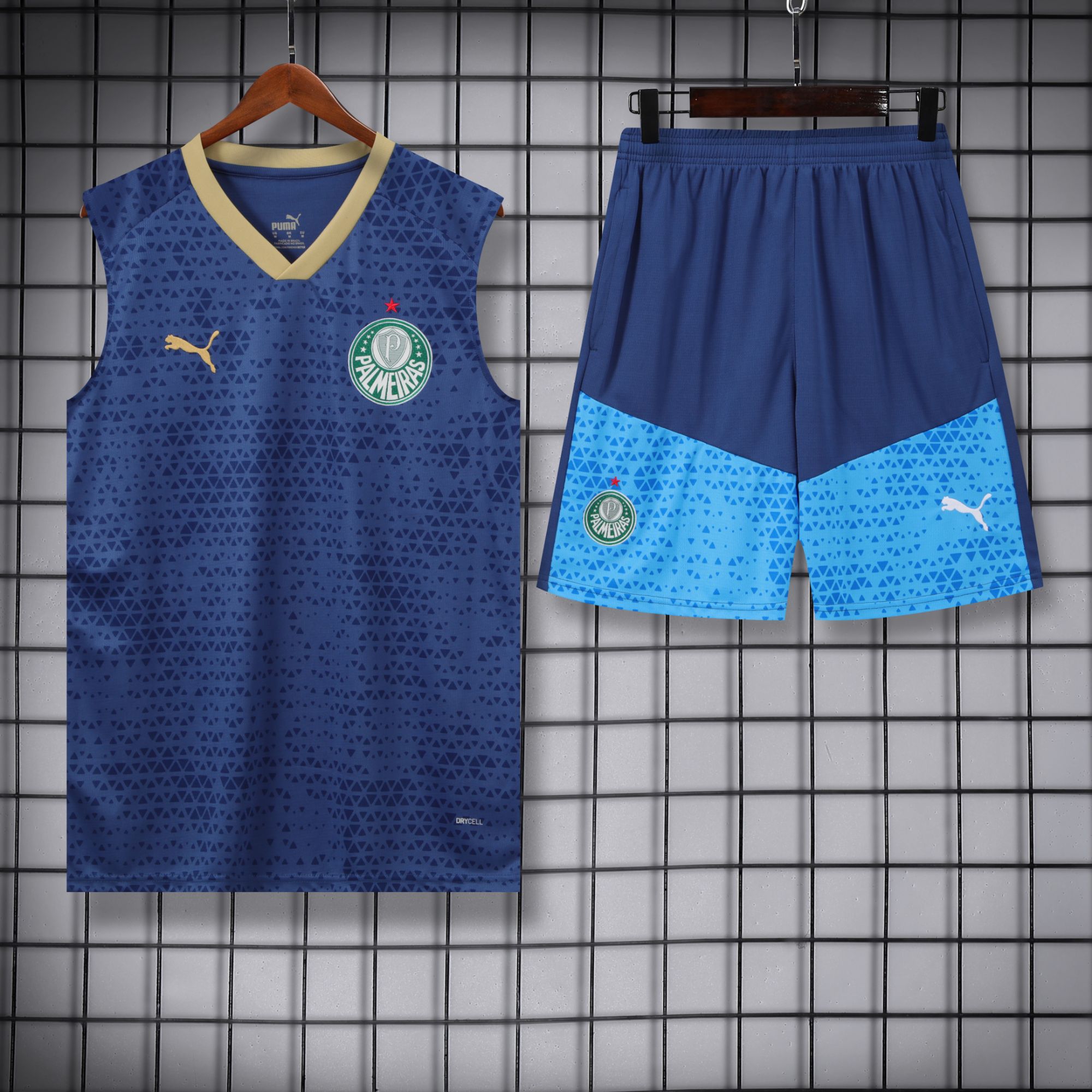 vest 24-25 Palmeiras dark blue training vest set vest 24-25 Palmeiras dark blue training vest set
