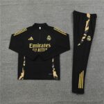 player version 24-25 RM black gold Sweater tracksuit set