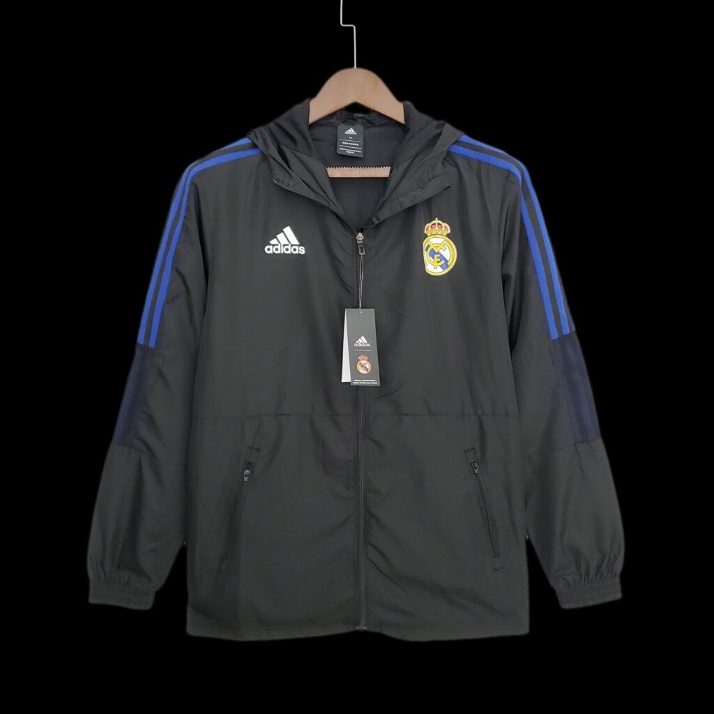 2022 Real Madrid Windbreaker Black