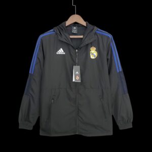 2022 Real Madrid Windbreaker Black