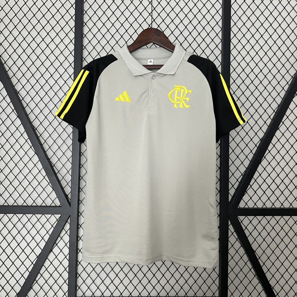 24-25 polo Flamengo Training Wear Gray