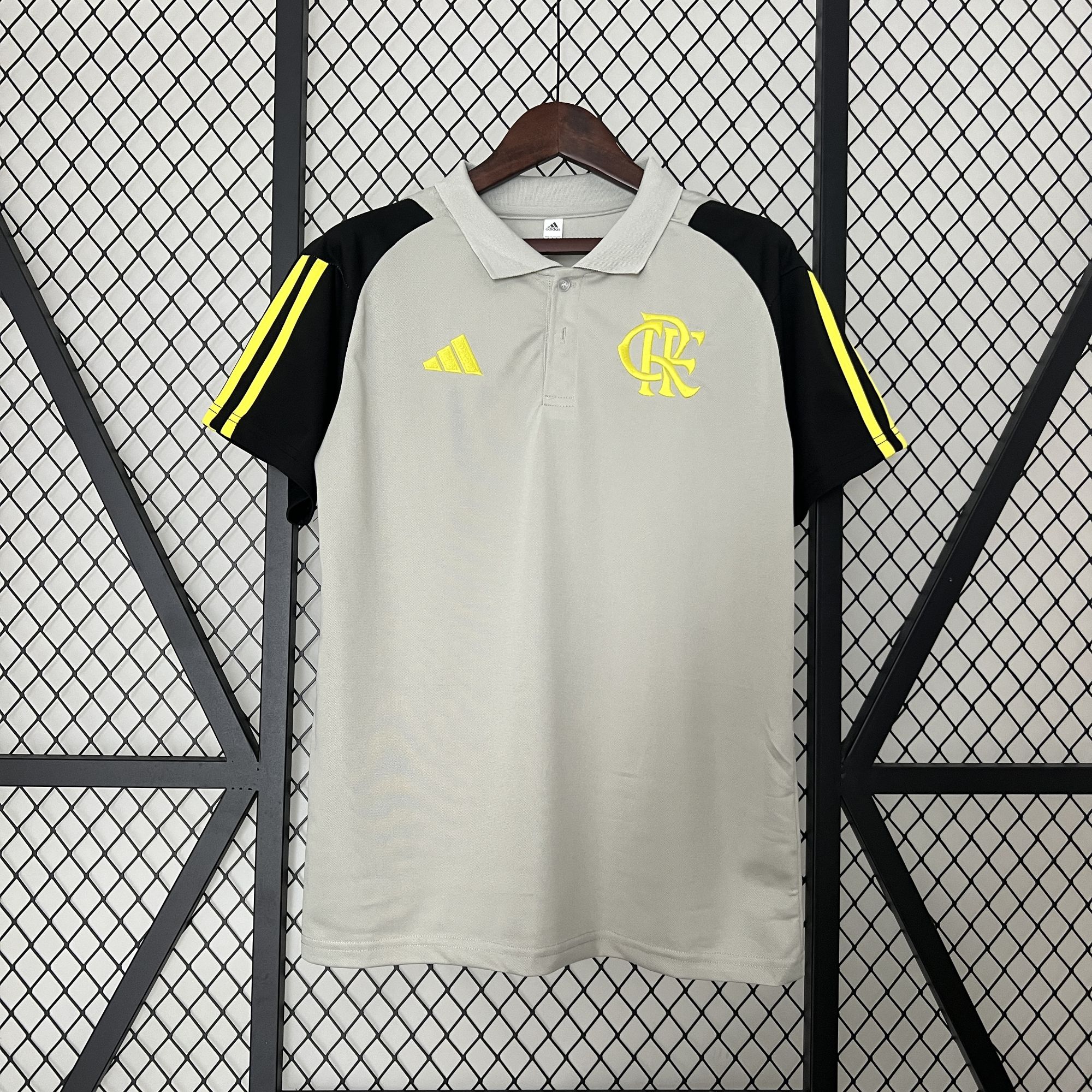 24-25 polo Flamengo Training Wear Gray 24-25 polo Flamengo Training Wear Gray