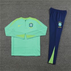 player version 24-25 Brazil green Sweater tracksuit set