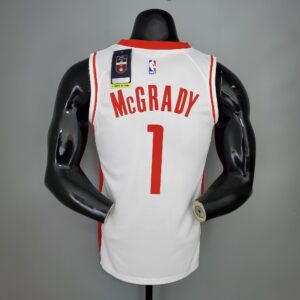 2021 McGRADY#1 Rockets White NBA Jersey